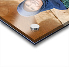 Portrait of an old woman at Little Petra in Jordan Acrylic print