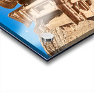 Visit to the Monastery at Petra in Jordan under clear blue sky Acrylic print