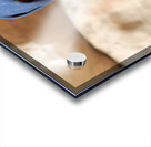 Portrait of an old woman at Little Petra in Jordan Acrylic print