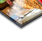 Fried sweets stall in the old town of Fez Morocco selling treat Acrylic print