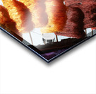 Colorful threads hanging in the dyers souk of Marrakesh Morocco Acrylic print