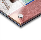 Narrow alleys in Marrakeshs Medina show traditional architectur Acrylic print