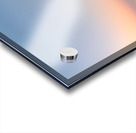 Elevated view of Ruffo castle and Scilla at sunset in Calabria Acrylic print