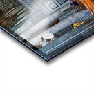 People walk inside basilica di san miniato in Florence Tuscany Acrylic print