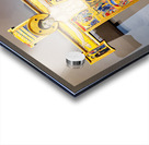 Crucifix artwork by Maestro della Croce in Uffizi Gallery Floren Acrylic print