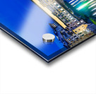 Ponte Vecchio bridge in Florence under evening sky over river Ar Acrylic print