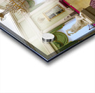 Visitors explore Palatine Gallery in Palazzo Pitti in Florence Acrylic print