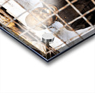 Visitors see mummies in Capuchin Catacombs in Palermo Sicily Acrylic print