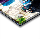 Women walk past colorful clothing displays in Damascus Syria Acrylic print