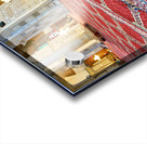 Visitor reading Quran in Umayyad Mosque in Damascus Acrylic print