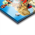 Camel driver in ancient Palmyra leading a tourist ride Acrylic print