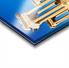 Tetrapylon in Palmyra showing ancient architecture and ruins Acrylic print