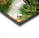 Young woman smokes hookah in outdoor cafe in Aleppo Syria Acrylic print