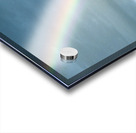 Rainbow shines over landscape in Myanmar after rainfall Acrylic print