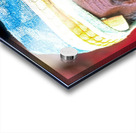 Portrait of an old man in Myanmar with a traditional head wrap Acrylic print