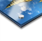 Golden stupa at Sagaing Paya in Myanmar under blue sky Acrylic print