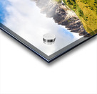 Hiking in puez odle natural park in val gardena italy Acrylic print