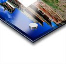 Erdene Zuu Monastery stands in Mongolia under a blue sky Acrylic print