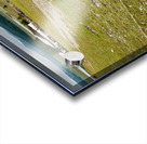 Old style soviet gas station in Mongolia near open fields Acrylic print