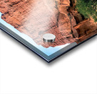 Eroded red rock formations in Quebrada de las Conchas near Cafay Acrylic print