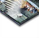 Cremation ritual at Pashupatinath in Kathmandu Nepal Acrylic print