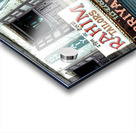 Holy cow resting on the street in Kathmandu Nepal Acrylic print