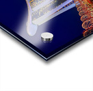 Sunset at marina bay sands artscience museum and helix bridge Acrylic print