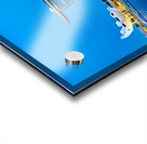 City skyline at sunset over Marina Bay with reflections on water Acrylic print