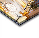 Visitors stroll through Emirates Palace Hotel lobby Acrylic print