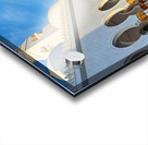 Visit to Sheikh Zayed Grand Mosque in Abu Dhabi at dawn Acrylic print