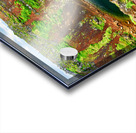 Exploring Kerid Crater in Iceland on a cloudy day Acrylic print