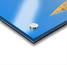 Lutheran free church by lake Tjornin and Halgrimskirkja Acrylic print