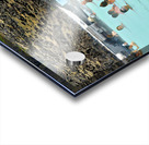 Visitors enjoy Grindaviks blue lagoon spa by day Acrylic print