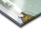 Exploring Godafoss waterfall in Iceland on a cloudy day Acrylic print