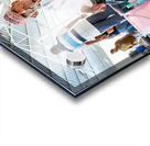 Muscat Oman fish market shows daily life of fishermen and buyers Acrylic print