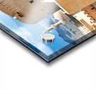 Visitors explore Nizwa Fort a historic site in Oman Acrylic print