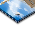 Nizwa Fort view with mountains and clouds in Oman Acrylic print