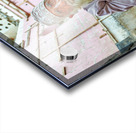 Old man sitting in a historical site in Muscat Oman Acrylic print