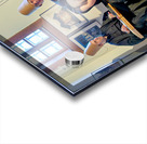 Dervishes perform in Istanbul at a Sufi event Acrylic print