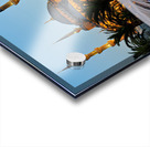 Visit to Blue Mosque and fountain at twilight in Istanbul Acrylic print