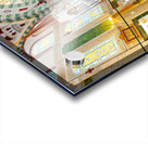 People visit Fatih Mosque in Istanbul Acrylic print