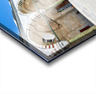 Visitors explore the courtyard at Fatih Mosque in Istanbul Acrylic print