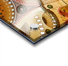Ceiling light fixtures in Istanbuls Suleymaniye Mosque Acrylic print