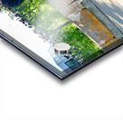 Shoeblack working on shoes in Istanbul Turkey during the day Acrylic print