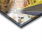 View of colorful windows inside Basílica de la Sagrada Família Acrylic print