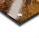 Walking through the colonnaded pathway in Park Guell Barcelona Acrylic print