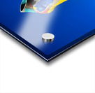 Sculpture of Woman and Bird in Barcelona park by Joan Miro Acrylic print