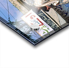 Men travel on top of a vehicle in Peshawar Pakistan Acrylic print