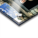 Family near shop at Shandur Pass in Pakistan Acrylic print