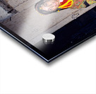 A woman holds her child in a Kalash village Acrylic print